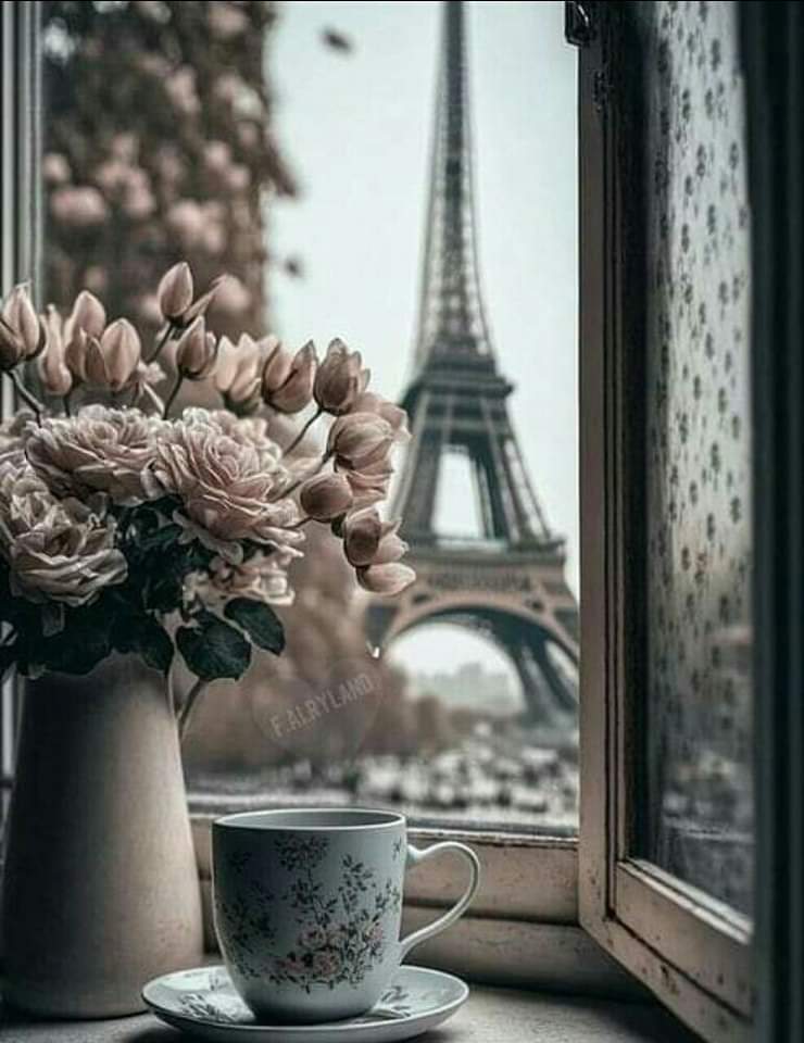 #coffee #coffeetime #coffees #cafe #cafedeparis #pariscoffee #feliztarde #BonneAnnée #felizaño #parigi #reves #fleurs #villelumiere #noel #natale #toureiffel #photo #home