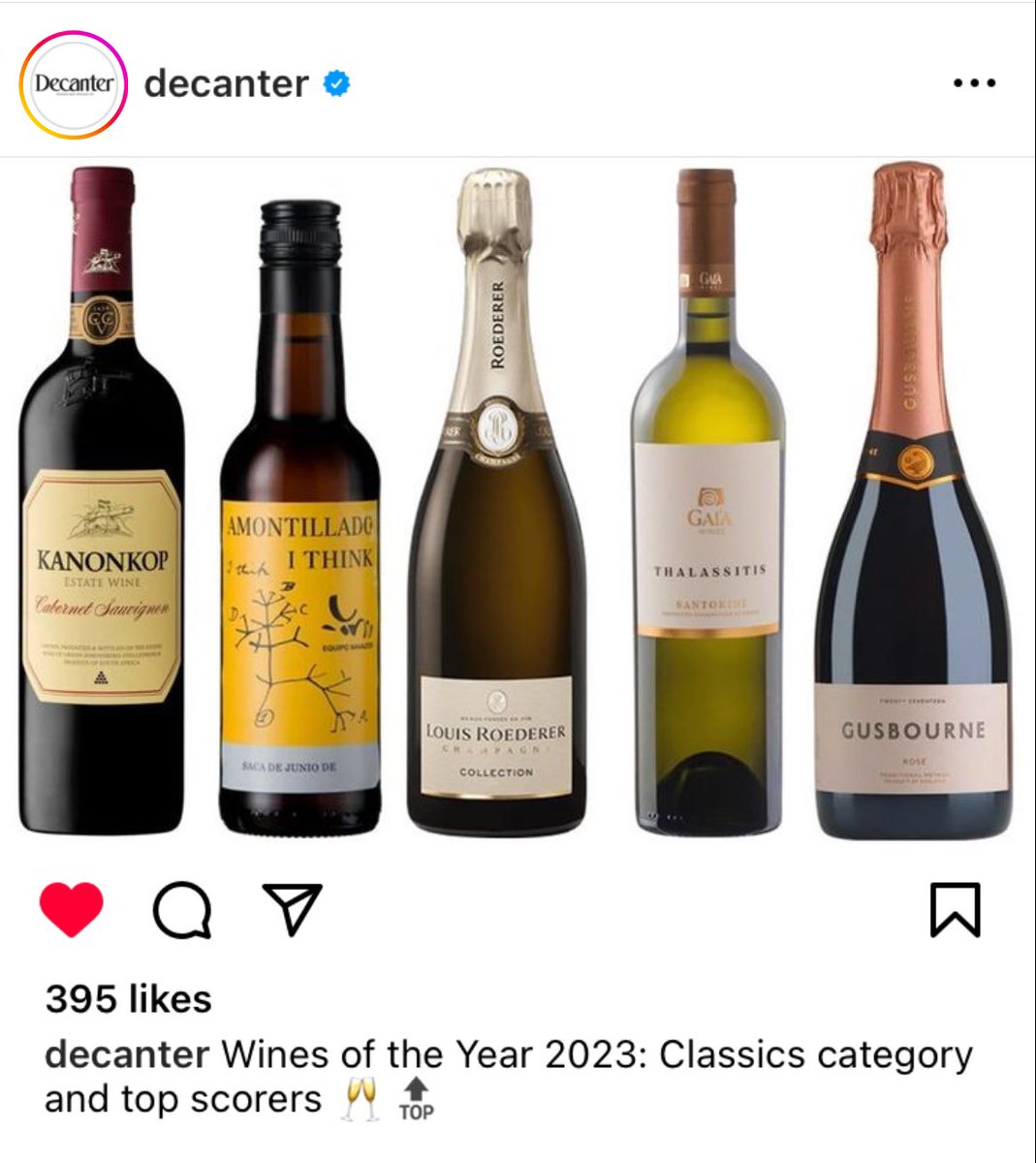 👏👏👏Congratulations <a href="/KanonkopEstate/">Kanonkop Wine Estate</a> , <a href="/Decanter/">Decanter</a> 🏆🍷Red Wine of the year = 2019 Estate Cabernet Sauvignon 🙌 #97pts
