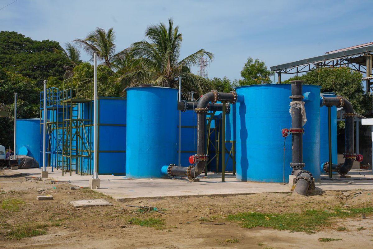 Dejamos lista la planta de tratamiento de agua potable Pozos Sistema Sur, con capacidad para tratar 100 litros por segundo de agua provenientes de los acuíferos del sector sur. 

La Essmar intervenida debe iniciar su operación para que esta obra que ejecutamos desde la Alcaldía