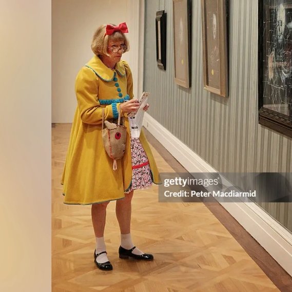 I've always been uncomfortable about Grayson Perry's image but then warmed to him as a genuinely interesting speaker, and presenter. Dressing like a little girl with a dildo seems to refer to the creepiest idea in Freudianism- penis envy- & like that idea absolutely stinks.
