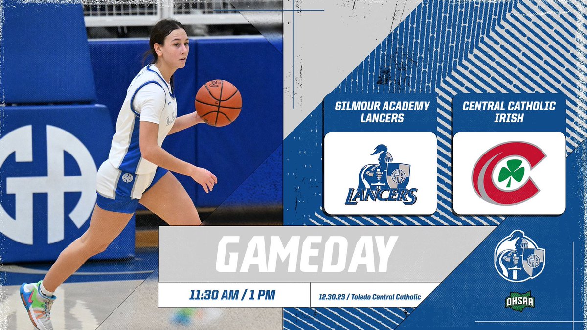 It’s #Gameday‼️ Good luck to @GALancerGirlsBB who travels to Toledo Central Catholic for a double header this afternoon. Let’s go, girls 👏