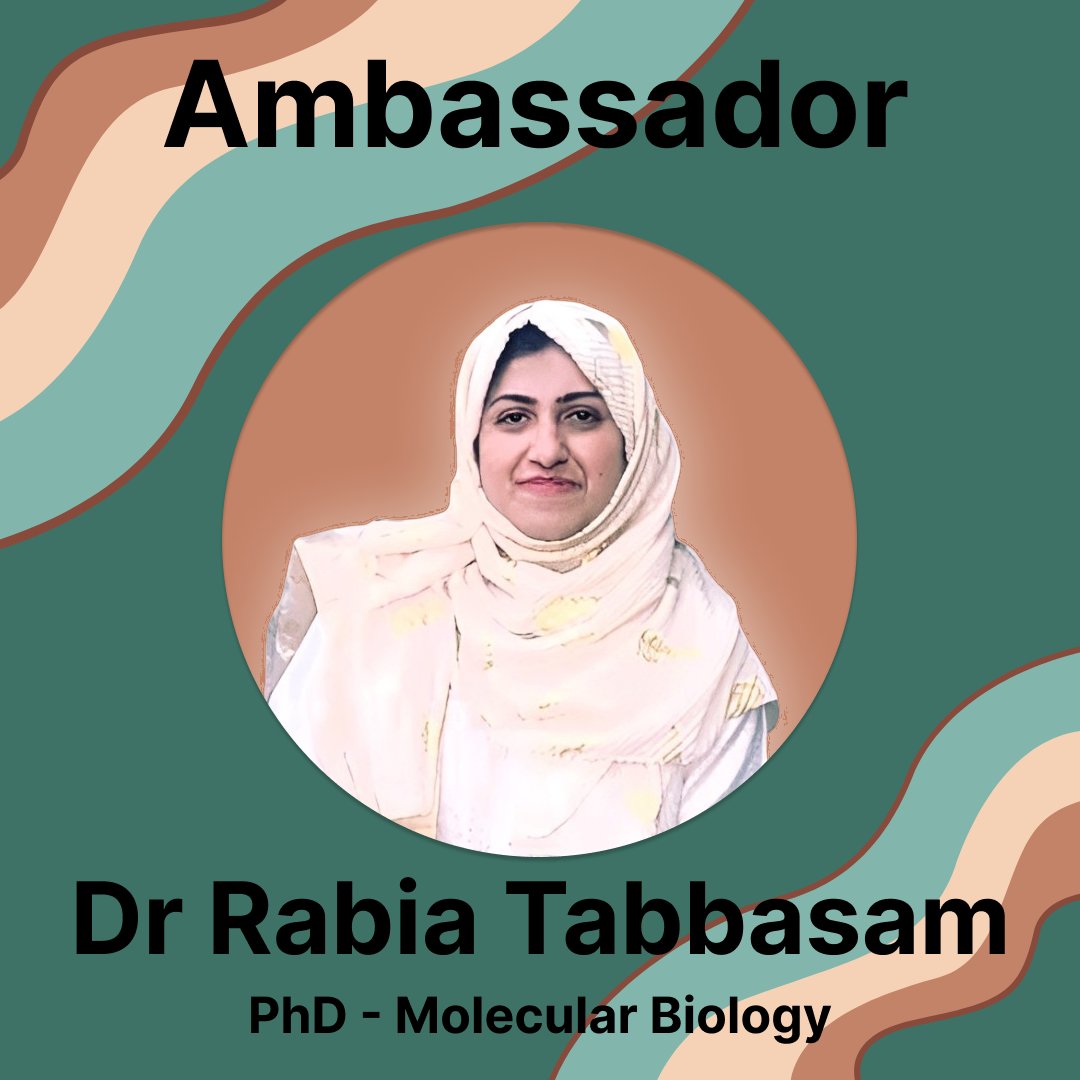dimafoundation's tweet photo. 🌟 Introducing Dr Rabia Tabbasam (Ph.D), our Ambassador at DIMA! 🧬🔍

Dr. Tabbasam is a molecular biologist who has a talent for creating easy-to-understand visuals of complex biological concepts. Her visuals are captivating and easy to understand https://t.co/BpPx82XPna