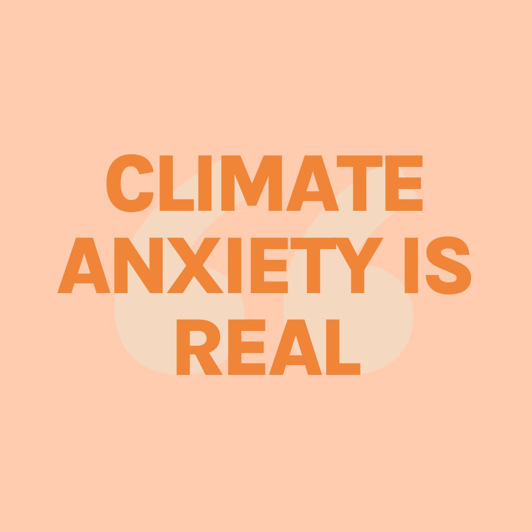 hurdworld's tweet photo. Climate anxiety is real. It’s a normal and healthy response to climate change. Also called eco-anxiety, it can surface as a type of distress due to feelings of uncertainty and concerns over well-being or safety. 

To deal with these worries, there are a few things you can do: https://t.co/KwxjjF09EU