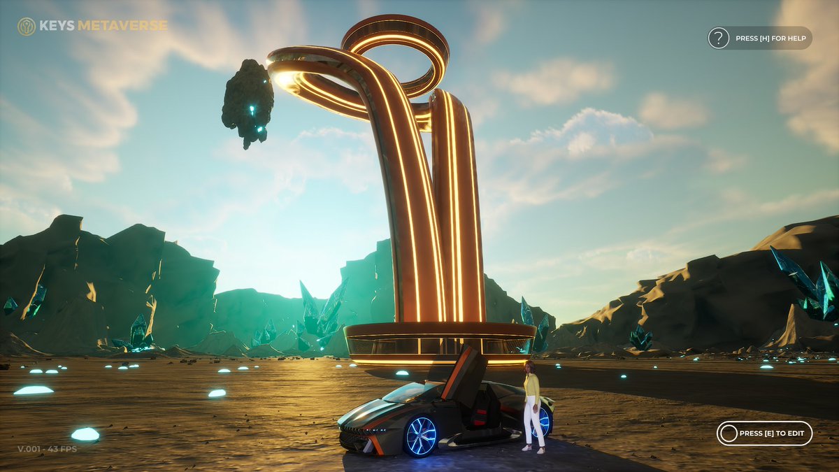 MetaMansionsNFT's tweet photo. One of the highlights of 2023, when we brought ZIBA to visit a Meta Mansion in the Crystal Biome. 

2024, we're ready 🔑

#KEYSMetaverse #MetaMansions #Web3 #ETH #Gaming #Blockchain #Metaverse https://t.co/KzJtEWgAky