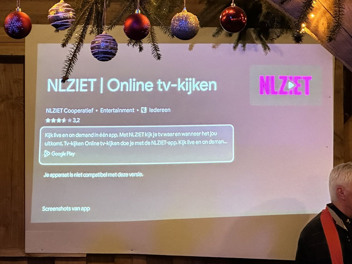 larsvanaart's tweet photo. @NLziet Kunnen jullie helpen met wat ik verkeerd doe? Probeer de app te installeren op een Chromecast, maar krijg een melding dat deze niet compatibel zou zijn. Heeft wel de laatst beschikbare update geïnstalleerd. https://t.co/q1xQPWeXHz