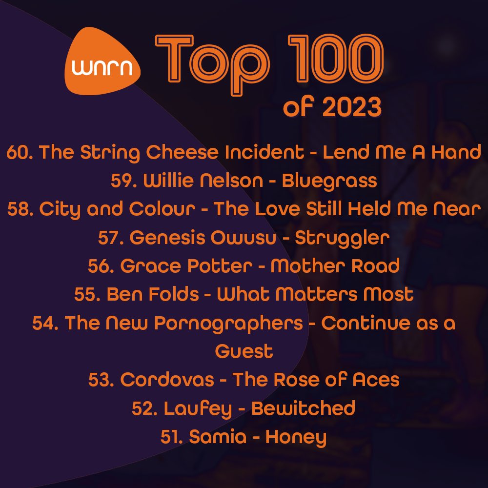 Nice! Number 55 to @BenFolds for What Matters Most in the Top 100 Albums of 2023 👏👏👏 wnrn.org/top-100-2023/