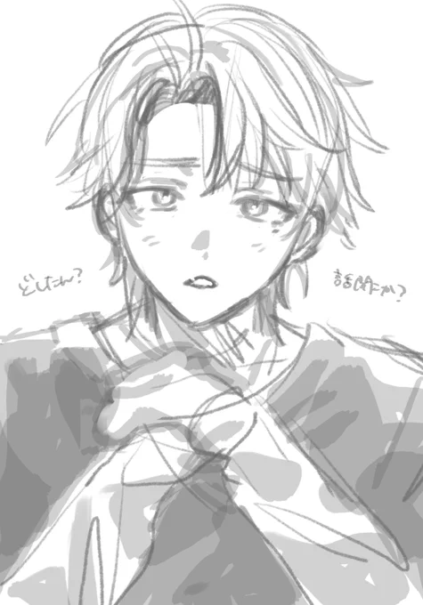 年末で体力が尽きてまともな絵がない 落書きを描き納めということにします 