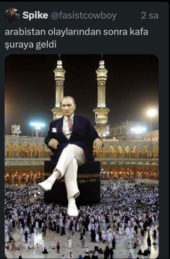 Bu paylaşımı yapan Ö.B.Ç. isimli şahıs gözaltına alındı.

Kafası nereye gelir göreceğiz.