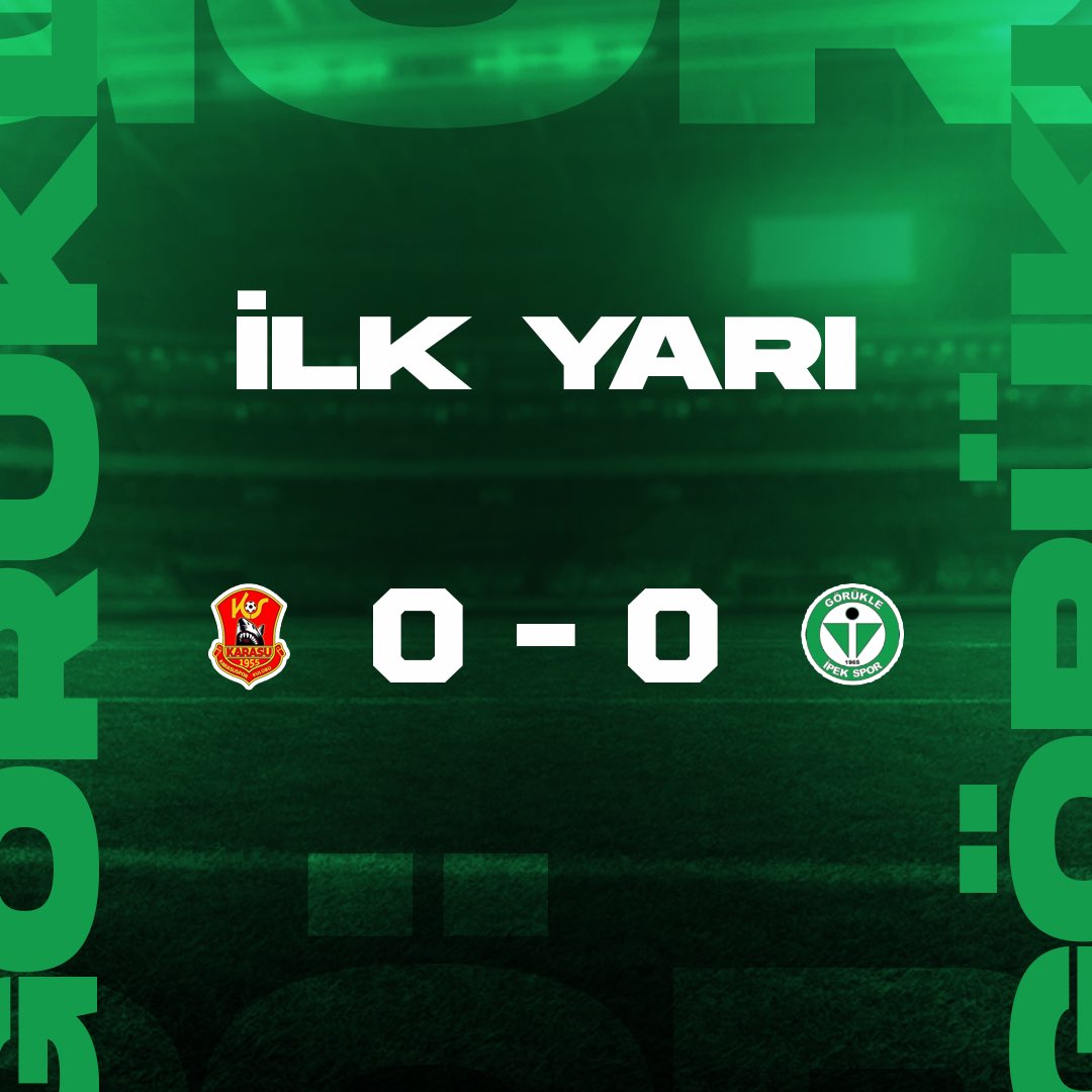 gorukleipeksk's tweet photo. İlk yarı! https://t.co/d21O3FmjoX