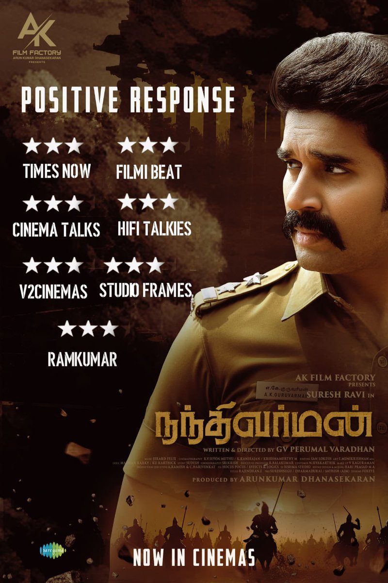 Congrats <a href="/SureshRavi08/">Suresh Ravi</a> 🔥🔥 positive response across all regions 🤩👍🏼🤗