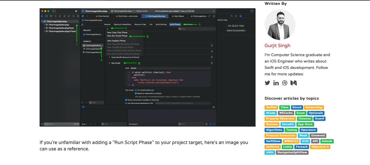 gurjitpt's tweet photo. Getting started with Swiftlint to enforce Swift style https://t.co/JROaLzukJv
#swiftlang #iosdev #buildinginpublic #swiftlint https://t.co/WDMm3A5Aiz
