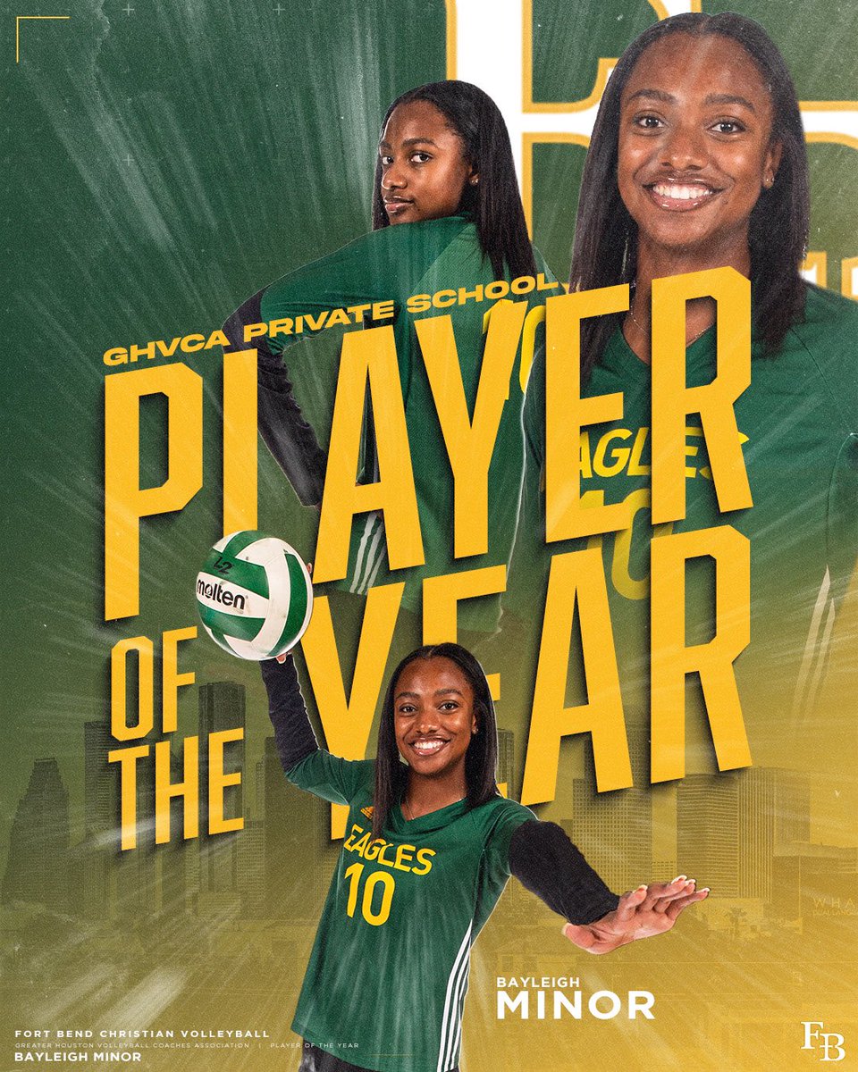 Dminor400's tweet photo. Congratulations to my daughter @BayleighMinor the 2023 Greater Houston Volleyball Coaches Association (GHVCA) Private School “PLAYER OF THE YEAR”.
#ProudDad #SheIsDifferent https://t.co/KIcRM3q4In