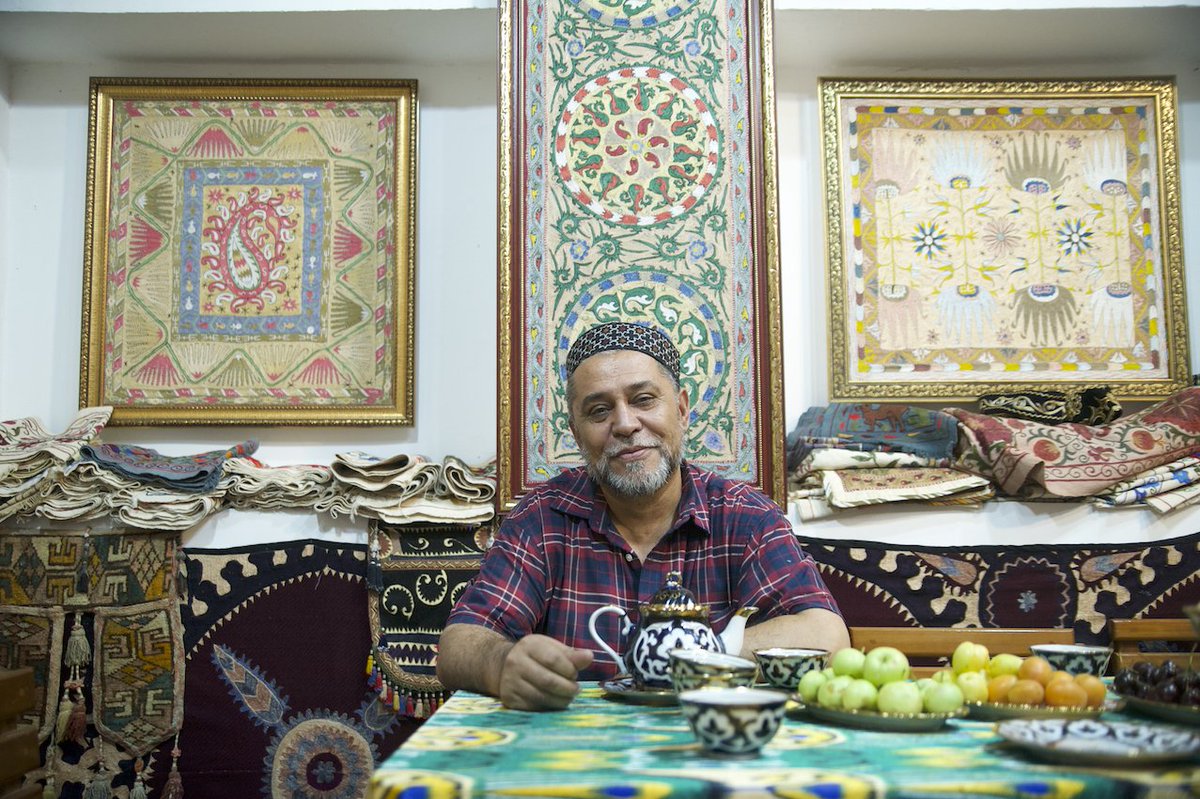 Gm ☺️☃️🌲
A new photowork from my travel to Uzbekistan.
A portrait of an artist, Buhara, May 2023
#NFTs #nftphotography