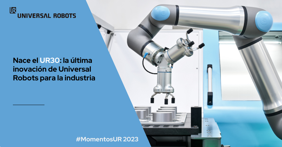 UR_Iberia's tweet photo. 🔟 Un mes antes de terminar el 2023, anunciamos la llegada del UR30. El nuevo cobot de #UR, con mayor capacidad de carga y nuevas prestaciones, demuestra el compromiso de la compañía con la innovación y la industria del futuro. 
#Roboticacolaborativa #UR https://t.co/VIVfzoT18q