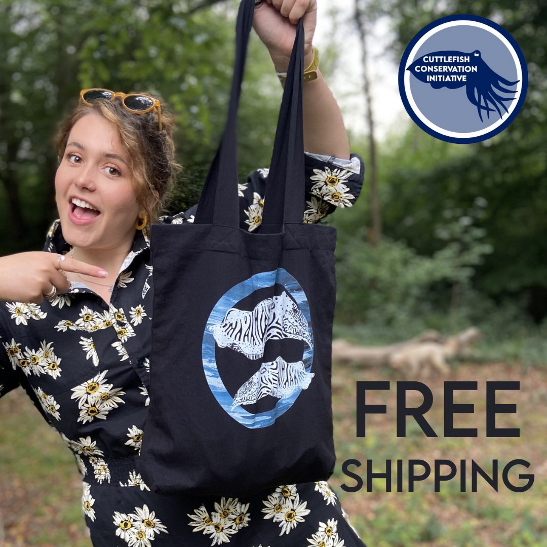 cuttle_cons's tweet image. To start the new year, you can get CCI merch with free postage until midnight on Monday!📦️
We have an awesome range of products available, from t-shirts to totes (as modelled by our Director Holly here!), so get yours now to support CCI's mission🦑
Store tr.ee/Q3s1twuqvz
