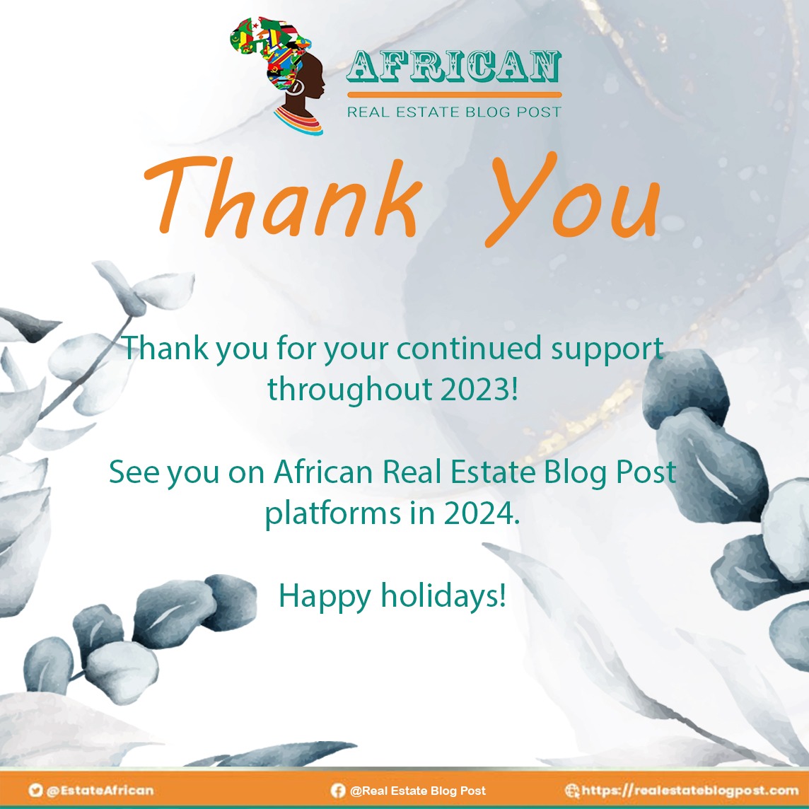 We appreciate your continued support!

#REBP #realestate #Africa