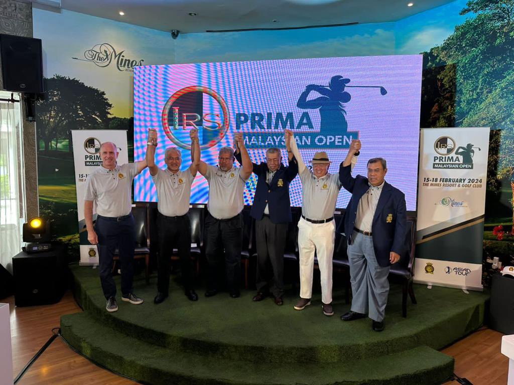 malaysiangolf's tweet photo. Malaysian Open is back from 15-18 February 2024 sponsored by IRS Prima Holding Sdn Bhd https://t.co/LjkoI5jAOs