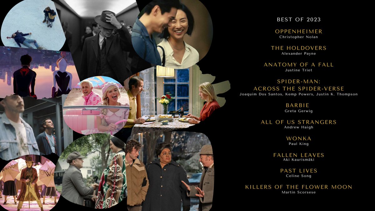 auris98's tweet photo. Year 2023 offered great laughs, heartfelt moments, and incredible storytelling. Here are my ten favorites from the past year🍿 https://t.co/M1paXaw6uX