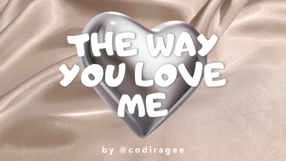 ; the way you love me

lee jeno au