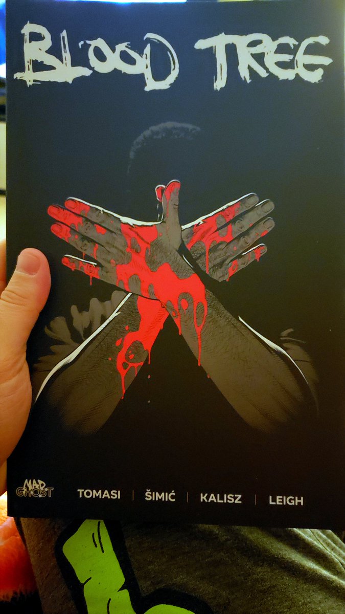JoesGeekShow's tweet photo. Just finished #BloodTree by @PeterJTomasi and this is one hell of an interesting murder mystery that kept me turning the pages until the very end. Highly enjoyed and definitely recommend. https://t.co/dNJIfQxxY0