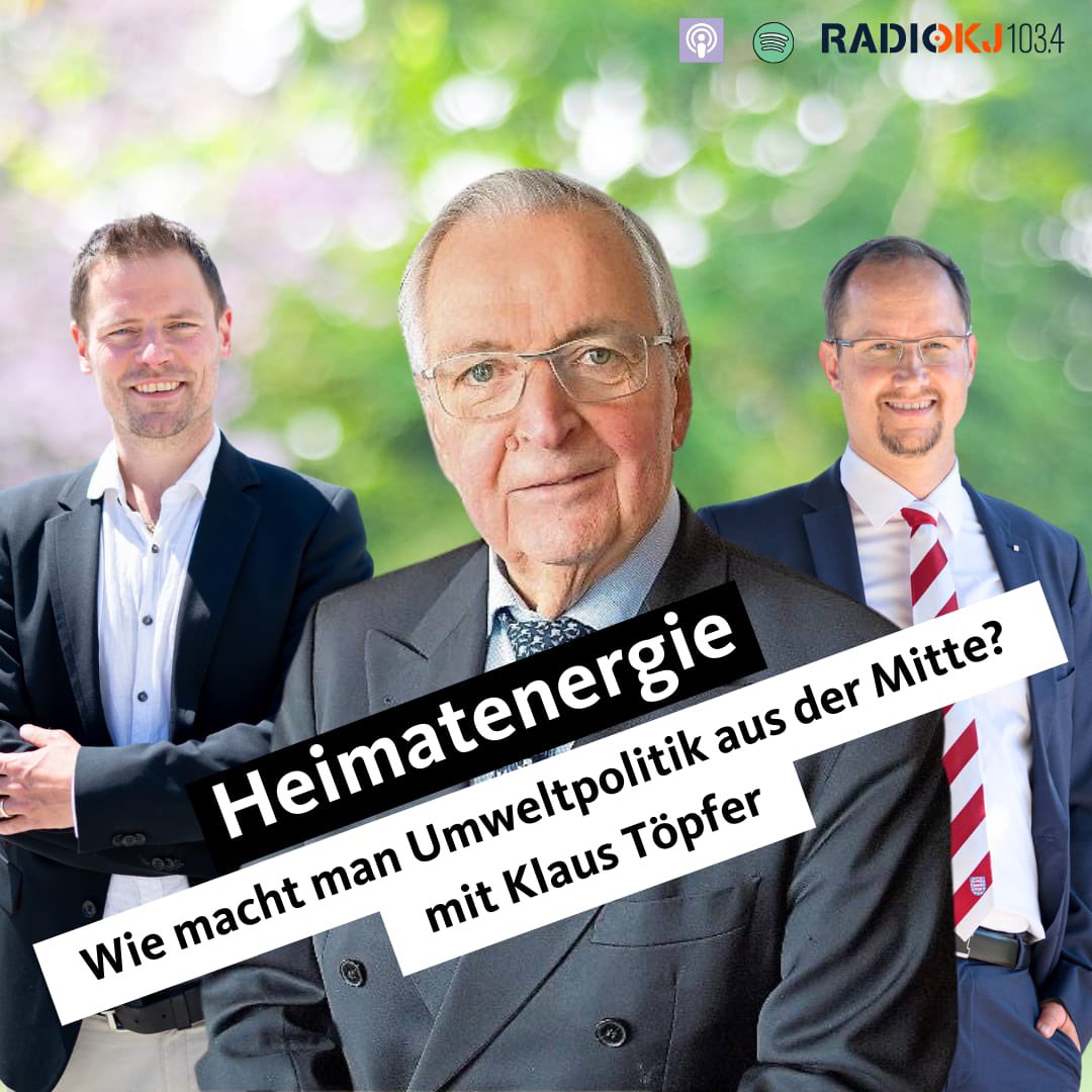 🎧 Medientipp zwischen den Jahren: Die aktuelle Folge unseres Podcasts #Heimatenergie mit Klaus Töpfer. Z.B. bei Apple podcasts.apple.com/de/podcast/hei… #Töpfer ist über vier Jahrzehnte Vordenker einer authentischen #Umweltpolitik aus konservativer Perspektive. Ein Vorbild.