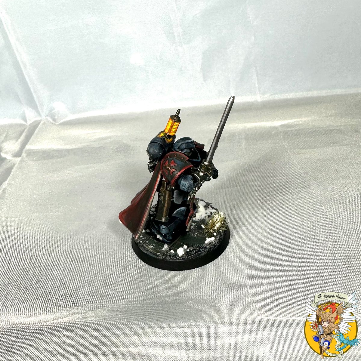 danielvdent's tweet photo. Here is the #PrimarisSwordBrother that leads #PrimarisCrusaderSquad nr.4 for the #SpaceMarines of the #BlackTemplars in #Warhammer40K.

#WarhammerCommunity #PaintingWarhammer #PaintingWarhammer40K #grimdark https://t.co/NX7XUZNwDP