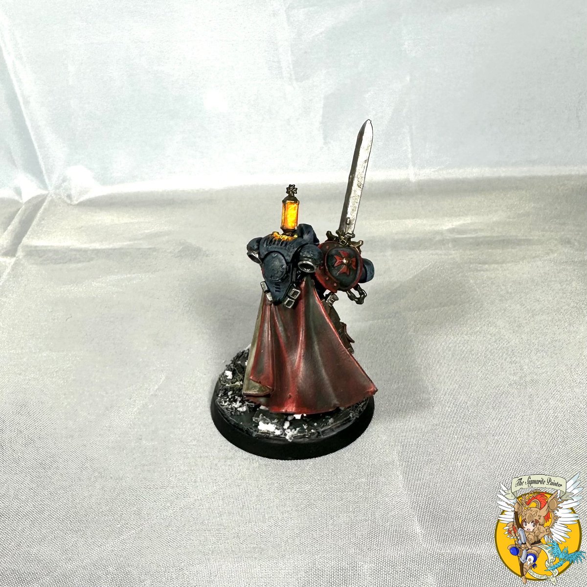 danielvdent's tweet photo. Here is the #PrimarisSwordBrother that leads #PrimarisCrusaderSquad nr.4 for the #SpaceMarines of the #BlackTemplars in #Warhammer40K.

#WarhammerCommunity #PaintingWarhammer #PaintingWarhammer40K #grimdark https://t.co/NX7XUZNwDP