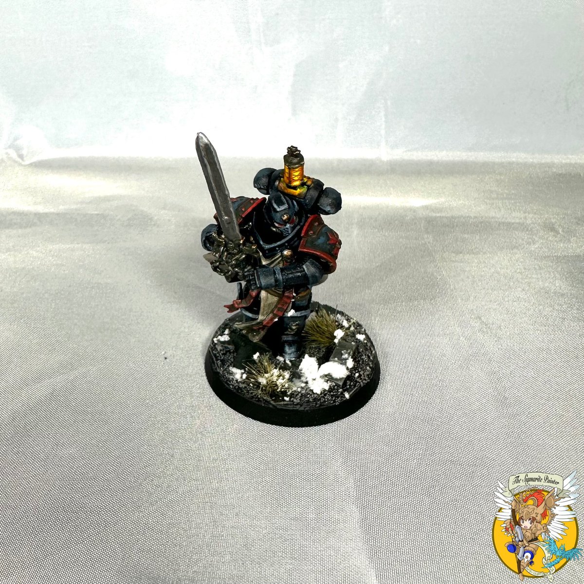 danielvdent's tweet photo. Here is the #PrimarisSwordBrother that leads #PrimarisCrusaderSquad nr.4 for the #SpaceMarines of the #BlackTemplars in #Warhammer40K.

#WarhammerCommunity #PaintingWarhammer #PaintingWarhammer40K #grimdark https://t.co/NX7XUZNwDP