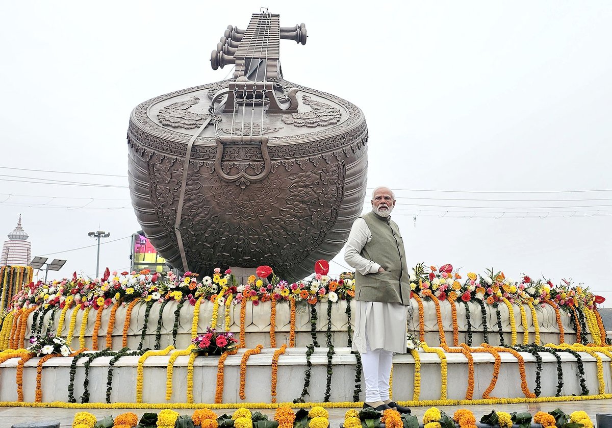 pancham2203's tweet image. Picture Of The Day....
#PMModiInAyodhya