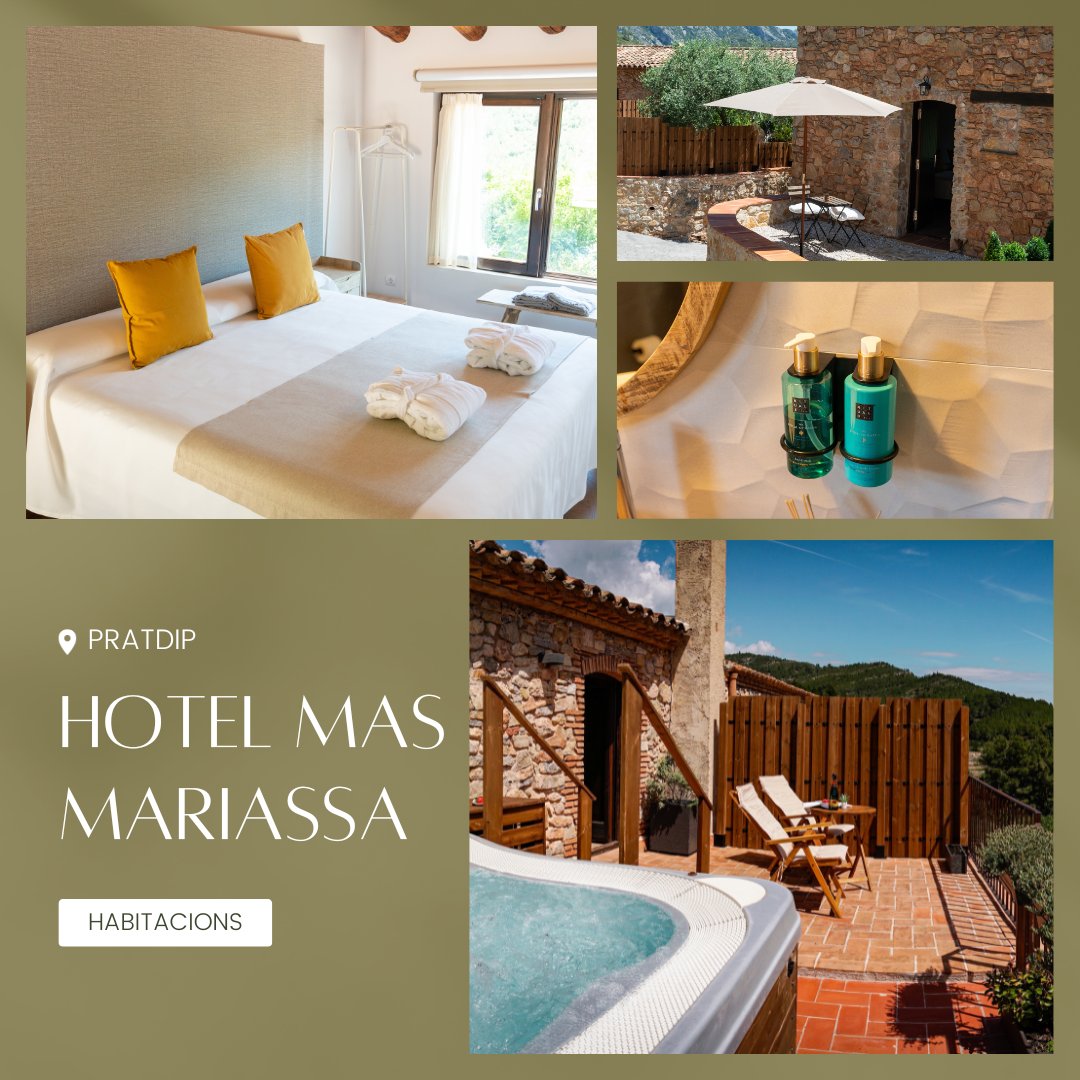 PetitGranHotels's tweet photo. L'#hotelMasMariassa és un petit hotel gastronòmic ideal per a gaudir d'intimitat, descans i bona cuina. Vine a viure l'experiència! #Pratdip
https://t.co/2exHrB6iWi https://t.co/3IqLBmtN7i