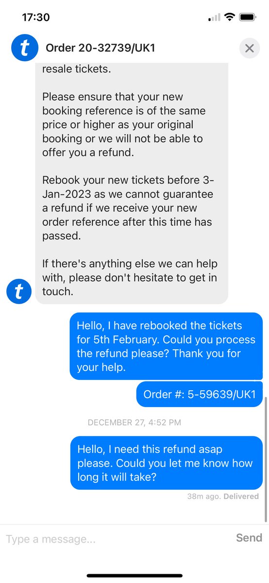 AProsser90's tweet photo. @TicketmasterCS https://t.co/UAljdE7tFZ