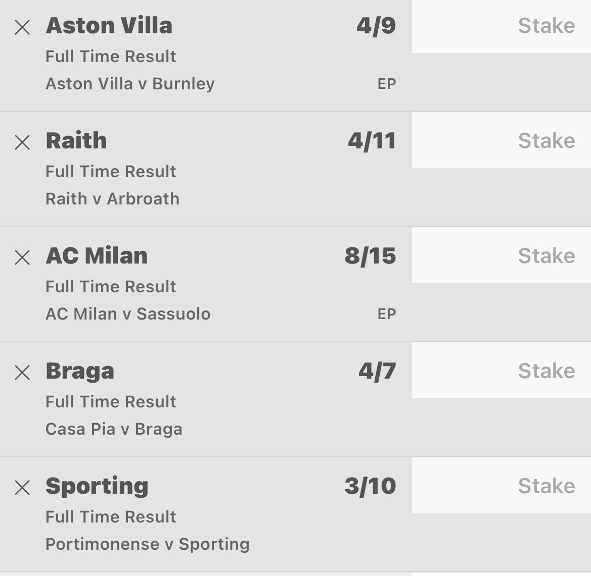 fools_profit's tweet photo. Footy 5 fold 
@dazzawill28 https://t.co/ZszMMLr4ye