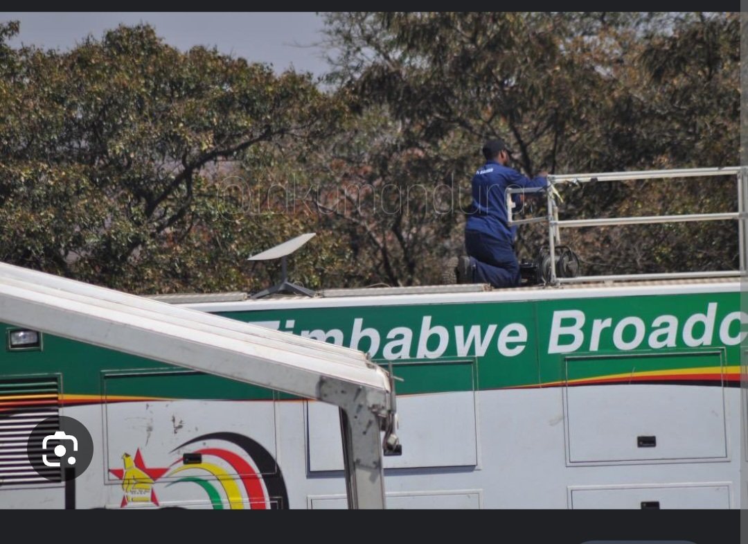 The Zimbabwe Broadcasting Corporation - ZBC - using a Starlink kit activated in Zambia. Like me and all other progressives across Southern Africa, they too agree that the world is moving forward and so must we. Technology here and it's here to stay - you better embrace it !!!