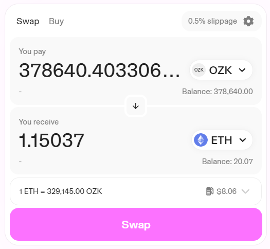 AsayNah's tweet photo. Stake $OZK today https://t.co/Y1QRDbq1T3 https://t.co/aPb0HfwR7V
