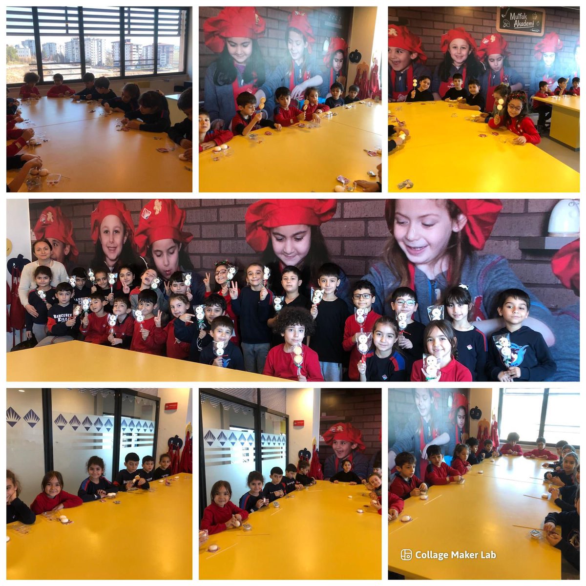 BahcesehirGA's tweet photo. #Masterfirst dersi “Beslenme Okuryazarlığı” modülünde 1. ve 2. sınıf öğrencilerimiz puflardan yaptıkları kardan adamla eğlenceli vakit geçirdiler. https://t.co/JAfFL6luKc