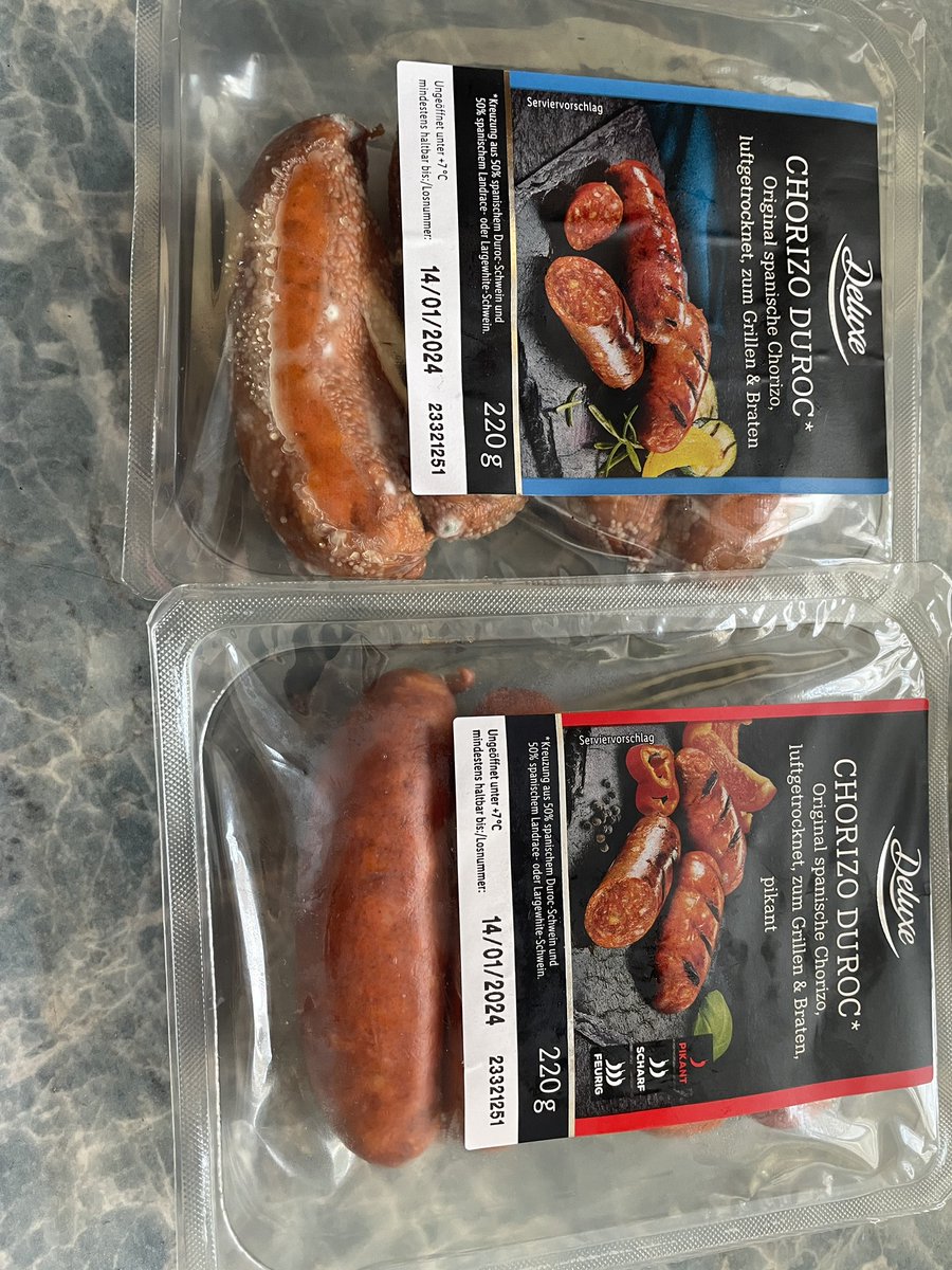 _zMad_'s tweet photo. Was ist da los @lidl gestern gekauft, gleich eingelagert heute morgen schaue ich in den Kühlschrank und eine Packung sieht so aus https://t.co/YtikCxXEVQ