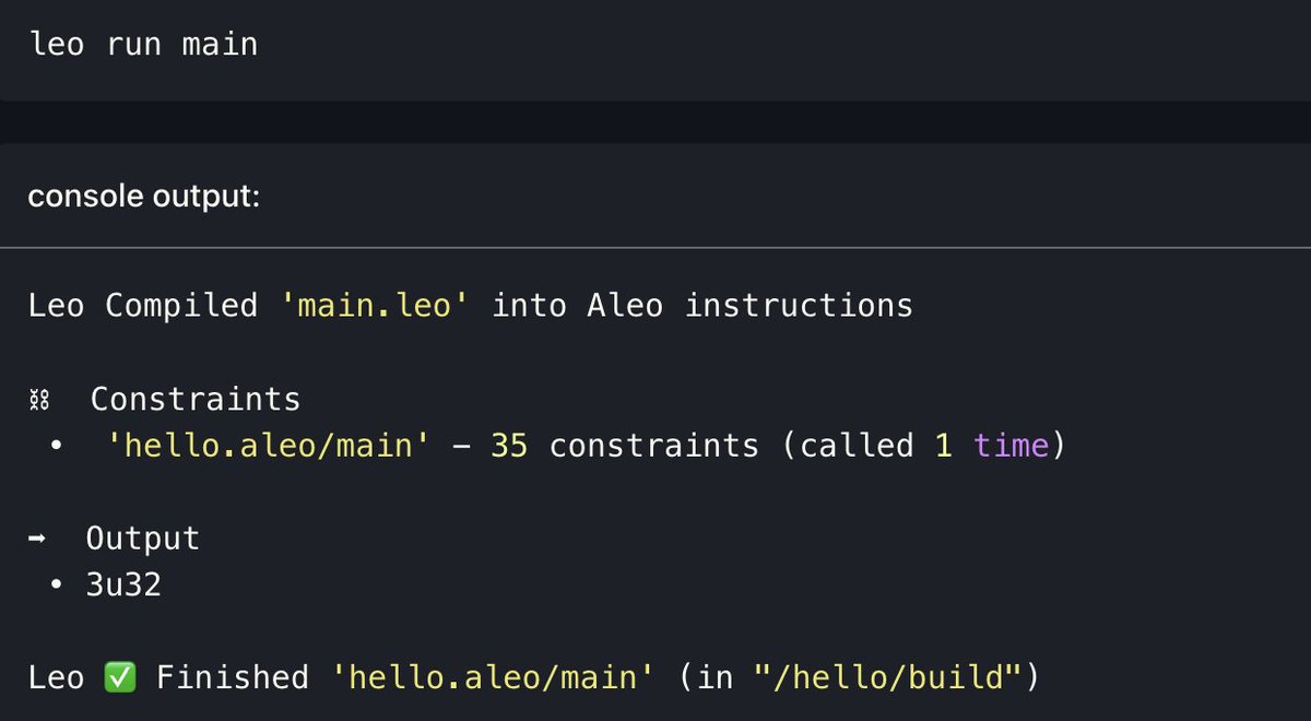 JamesOyanna's tweet photo. @alysiatech doing a walk through on writing your first hello program with the Leo programming language. Using the Leo Command Line Interface (CLI) to create a new project . @alysiatech @AleoHQ @DrAdaku @IzzyOAP #aleozkhouselagos #aleolagos #aleonigeria https://t.co/Eg4hbkLOUu