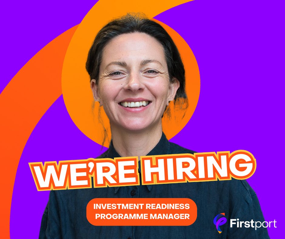 Firstport's tweet photo. New year, new job? - We're hiring a new Investment Readiness Programme Manager. 

The Investment Readiness Programme Manager leads Firstport’s investment readiness programme LaunchMe. For more info and how to apply visit https://t.co/FGV7BFO4ow https://t.co/6rjOVPQWPS