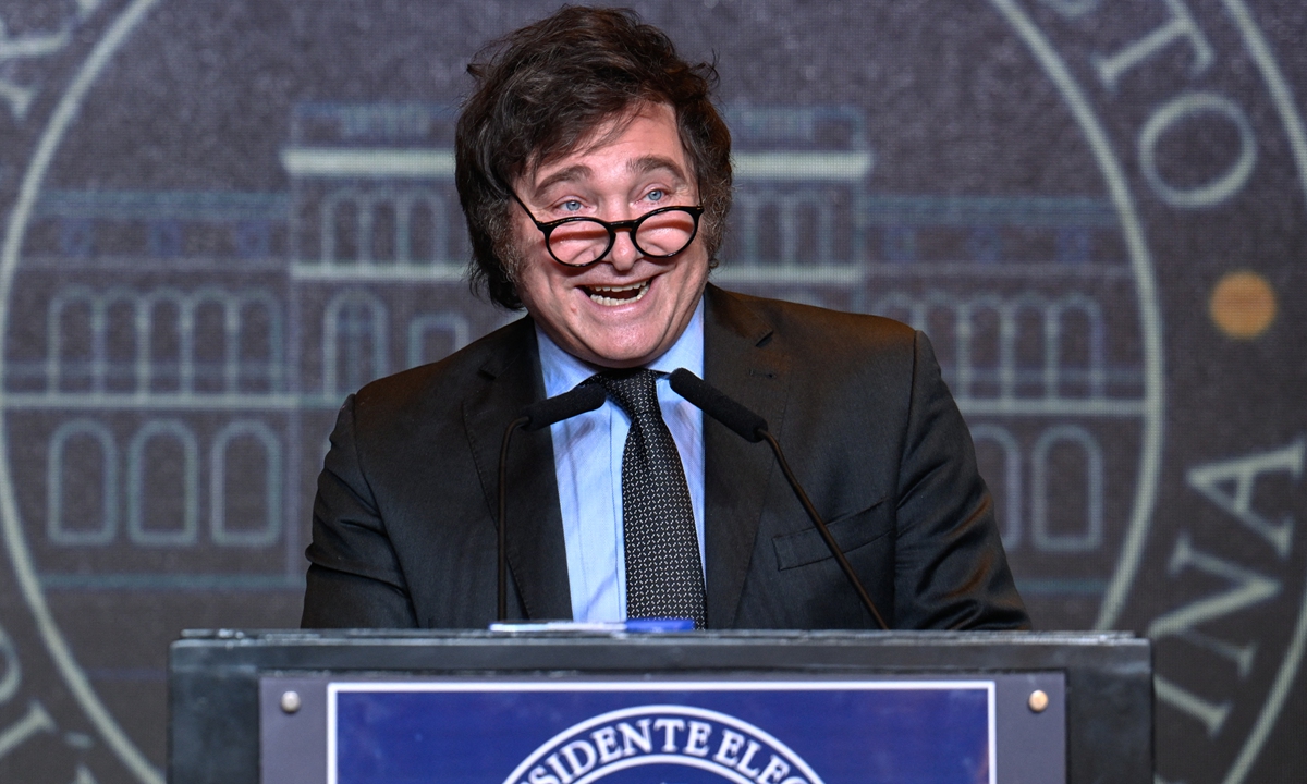 globaltimesnews's tweet image. #Opinion: Argentina's economy is in desperate need of economic revival, and the market needs investment. Not joining the BRICS will have an impact on Argentina's access to funds and technological investment. Milei's government itself wants to solve Argentina's economic crisis,…