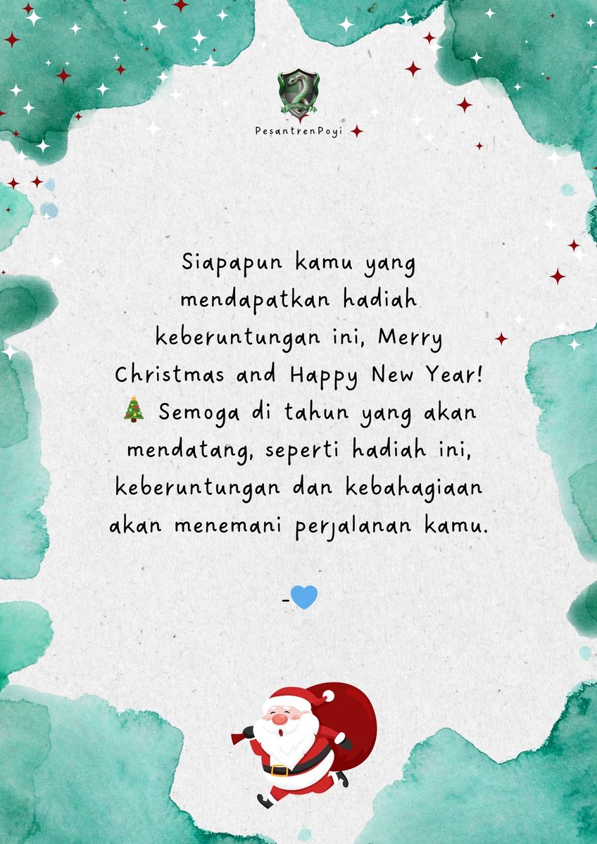 Kring! Kring! Kring! Sosok peri rumah menghentikan gerak lonceng yang berada di kuasa. Kemudian, ia mengeluarkan bingkisan dan menyerahkannya pada <a href="/OfBalladier/">SEAN.</a>. 

"Merry Christmas!"