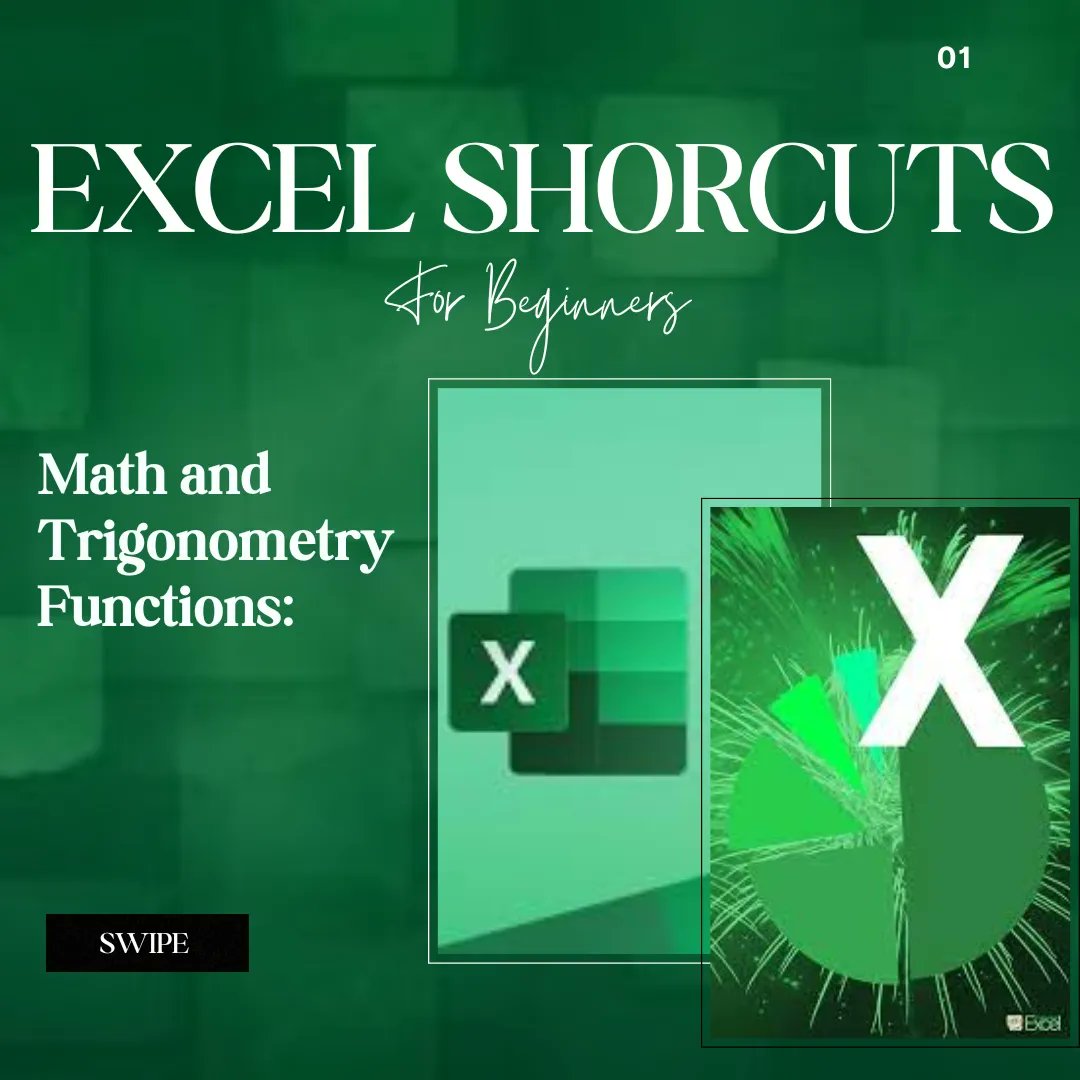 studycafe_in's tweet image. BASIC EXCEL FORMULA EVERYONE SHOULD KNOW ✨

#excelshortcutkeys #excel
