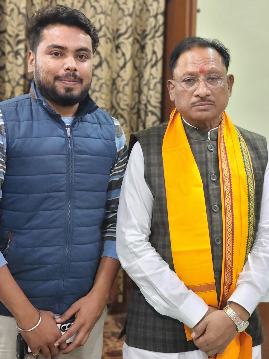 Manishsahu_'s tweet photo. माननीय मुख्यमंत्री छत्तीसगढ़ शासन @vishnudsai @ChhattisgarhCMO https://t.co/Bf0Er8jBpk