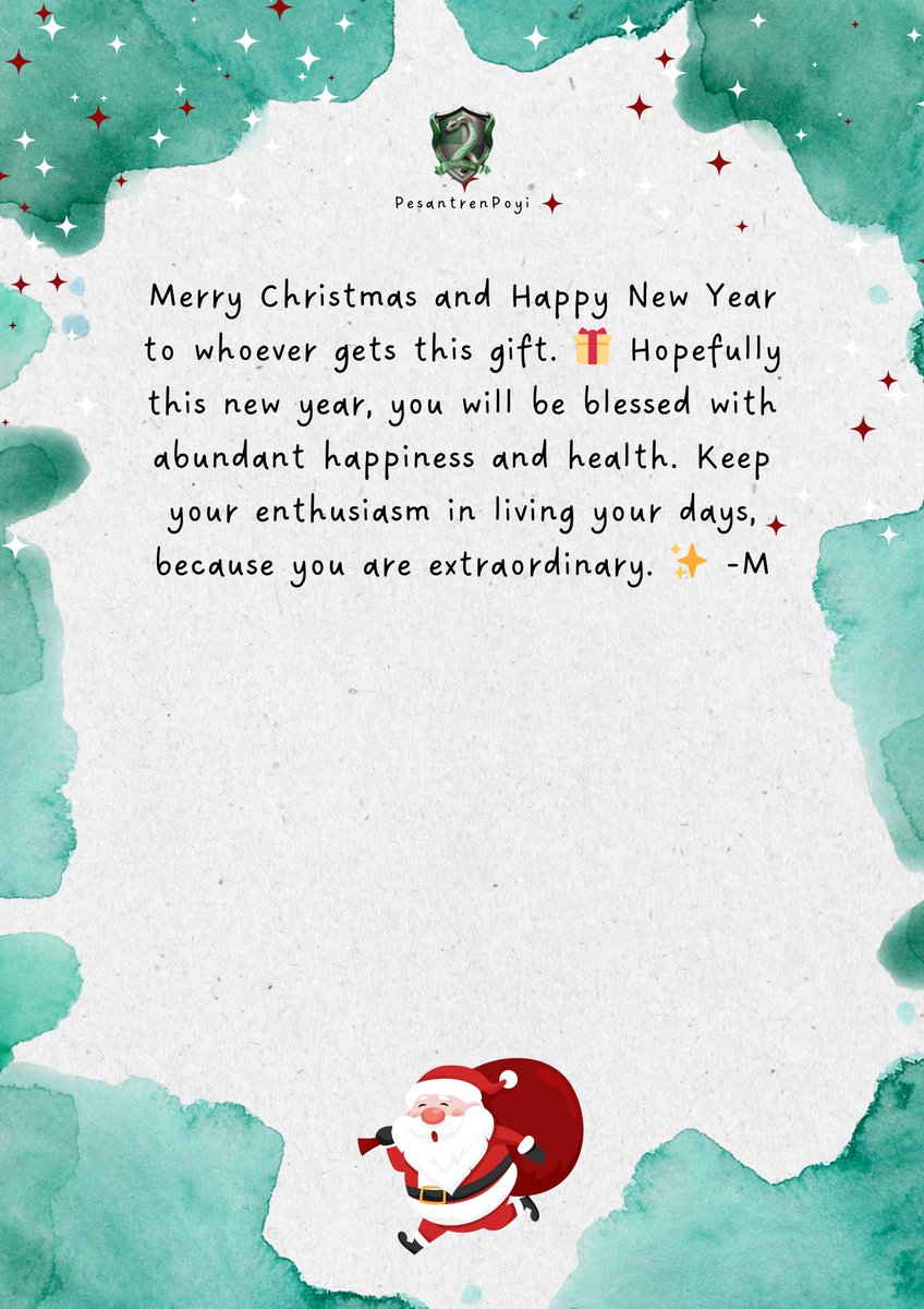 Suara ketukan pintu mengiringi sebuah kado yang ditujukan untuk <a href="/glamjorr/">石川, 𝐍𝐀𝐑𝐔𝐌𝐈</a>. 

“Merry merry x-mas, Kakak!”