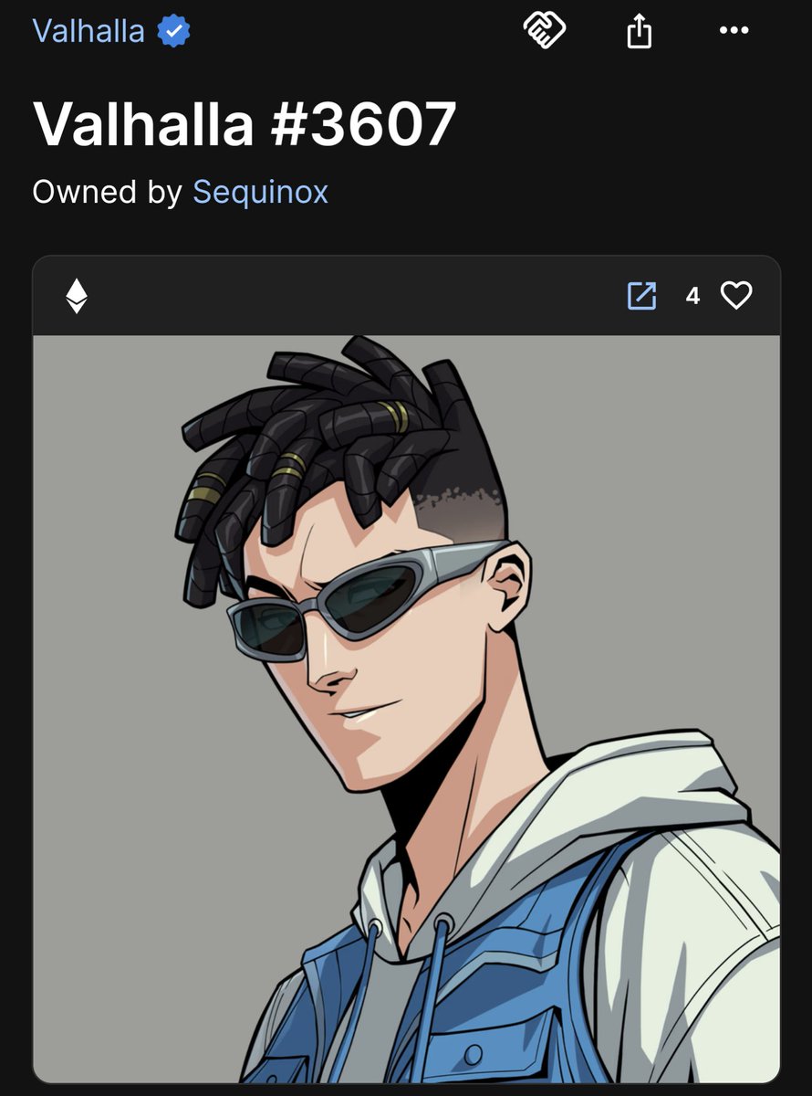 Honestly in disbelief cos I'm generally unlucky but sometimes lucky!!!!! Bagged myself a new <a href="/valhalla/">VALHALLA</a> through the #SGValxKL dinner raffle 😍

Thanks @ethlizarmy5500 <a href="/lingeniusnft/">Ling 🤖🇸🇬</a> for a nice way to end 2023!

<a href="/joinvalhalla/">VALHALLA Community</a>