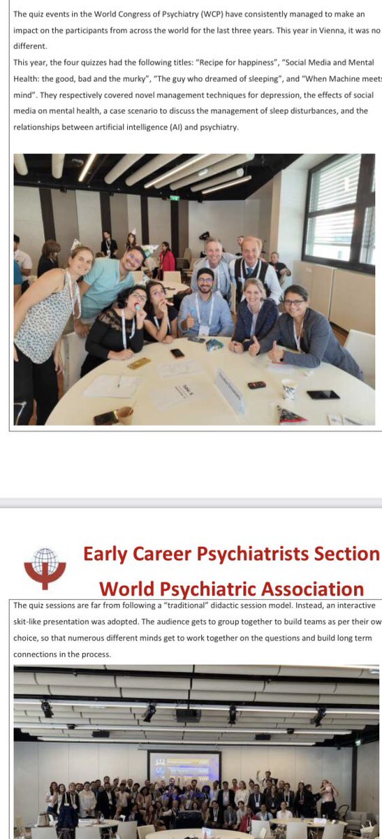 ecps_wpa's tweet photo. 📣Hot off the press📣 Check our last Newsletter of 2023 with articles from colleagues from across the world 🌍 from #WCP23 Congress in Vienna🇦🇹 &amp; World Psychiatry Exchange Program participants ✈️. Wishing you all a Happy, Healthy and Peaceful 2024 🤍🙏 https://t.co/swCuoDVvUH https://t.co/Z3EgFA1vp3