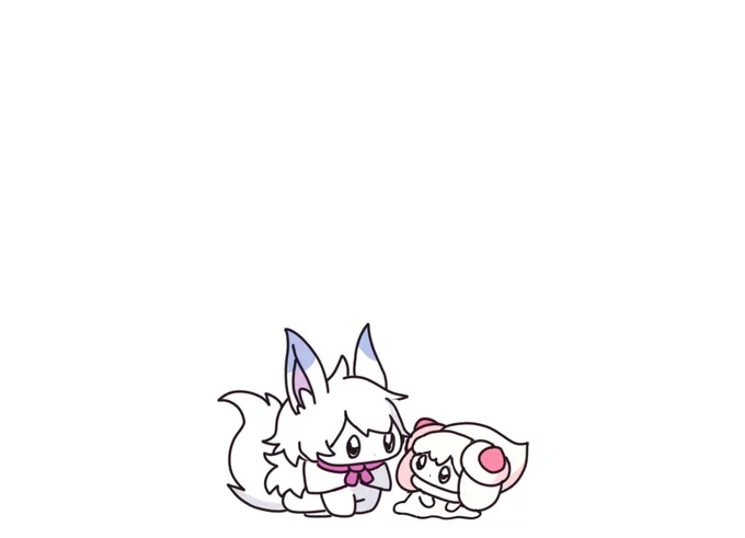フォウくんとマホイップ#FGO #ポケモン 