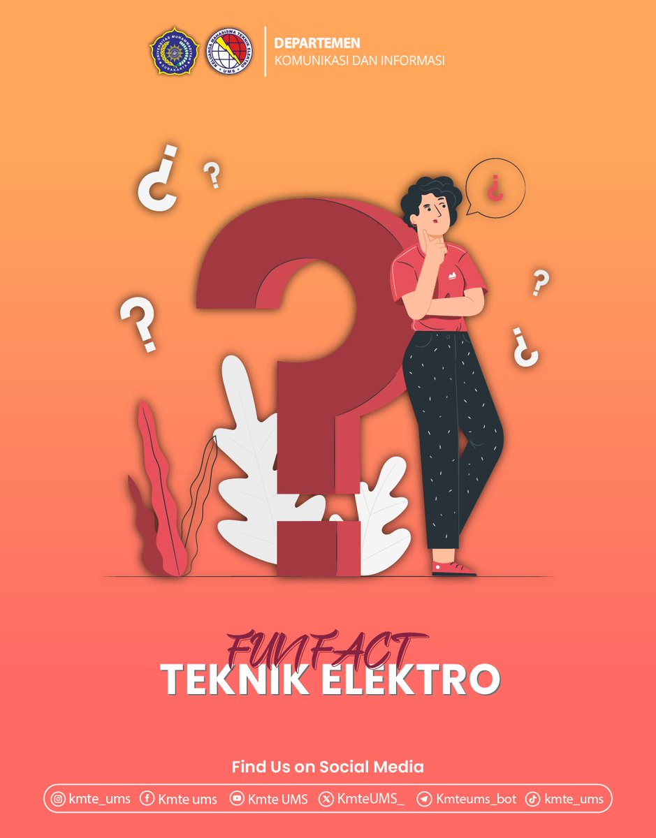 KmteUMS_'s tweet photo. [FUN FACT]
.
Helloo!!
Funfact balik lagi nihh, funfact kali ini membahas tentang hukum ohm. Udah pada tau belum apa itu hukum ohm? kalo belum baca penjelasan diatas ya!!
.
Departemen Komukasi dan Informasi
.
Regards KMTE 2023⚡️
#teknikelektro
#elektrojaya
#KMTEjaya https://t.co/csfJe4sx4m