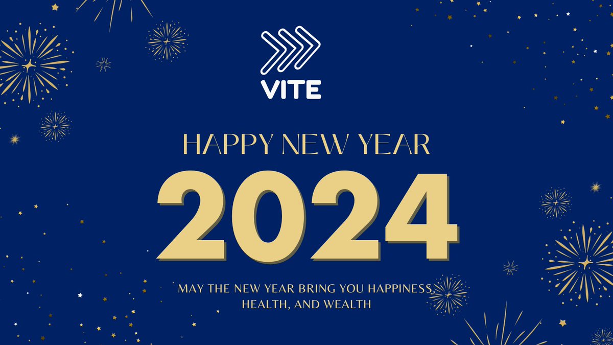 🎉 Happy New Year 2024! 🎊 May this year bring you joy, success, and countless memorable moments. Here's to new beginnings, fresh opportunities, and the exciting journey ahead! 🌟✨

#VITE #HappyNewYear #CheersToTheFuture