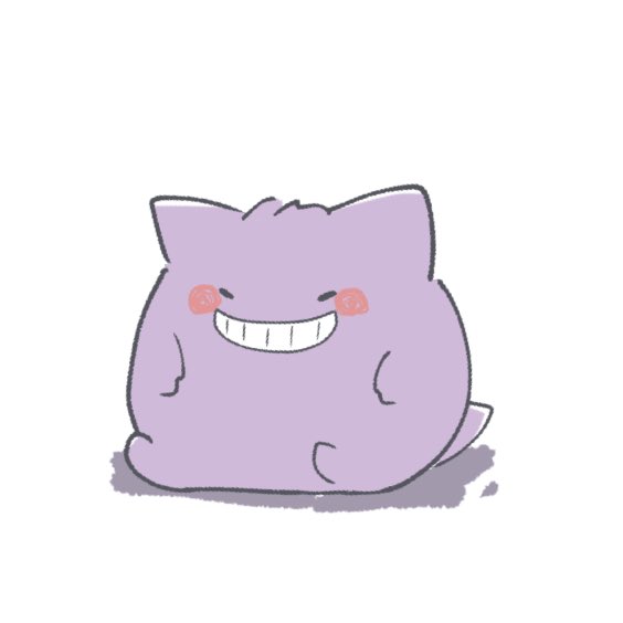 マロリクよりゲンガー描きました! 急いで描いたから色々雑です