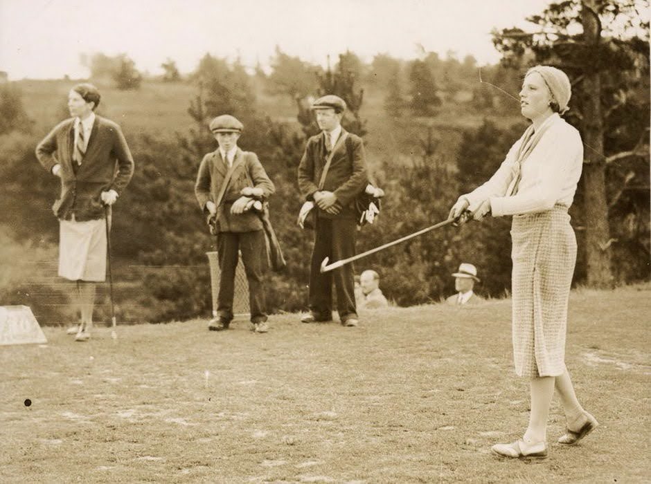 19 year old Diana Fishwick at Hindhead Golf Club in 1931 during a Ladies’ Open Meeting -

In 1938 she married Brigadier General A C Critchley and is of course the mother of Walker Cup golfer and Sky Sports commentator, Bruce Critchley.